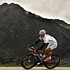 Andy Schleck im weissen Trikot des besten Jungfahrers bei der 14 Etappe desGiro d'Italia 2007